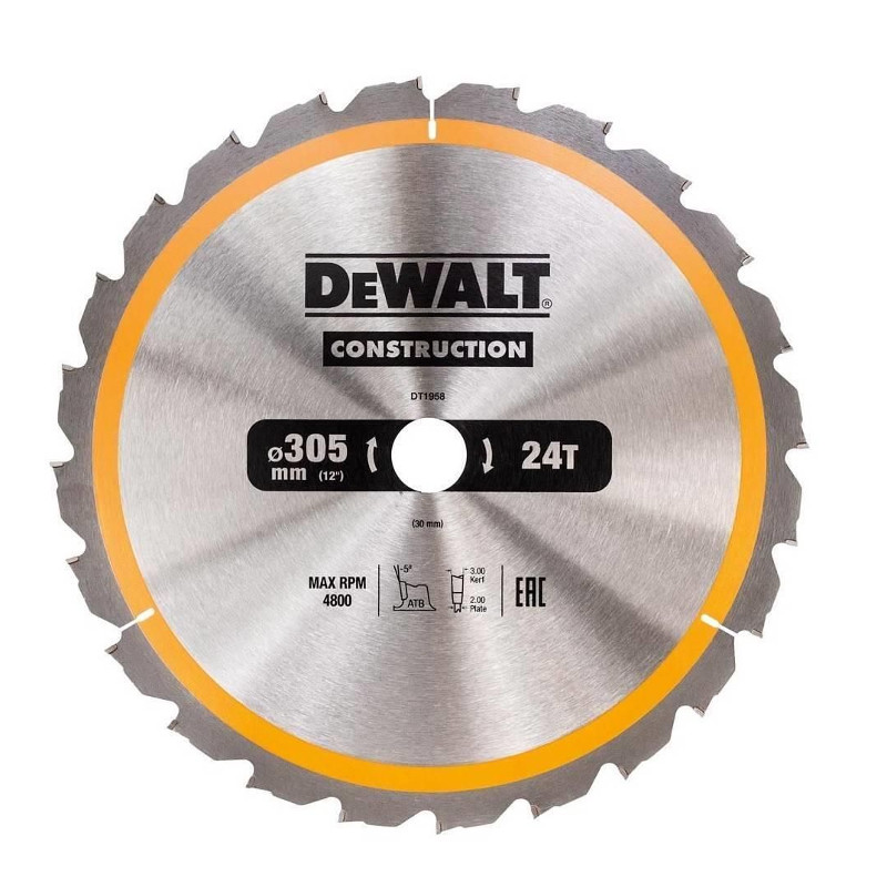 DeWalt fűrésztárcsa fához 305x30 mm (DT1960-QZ)