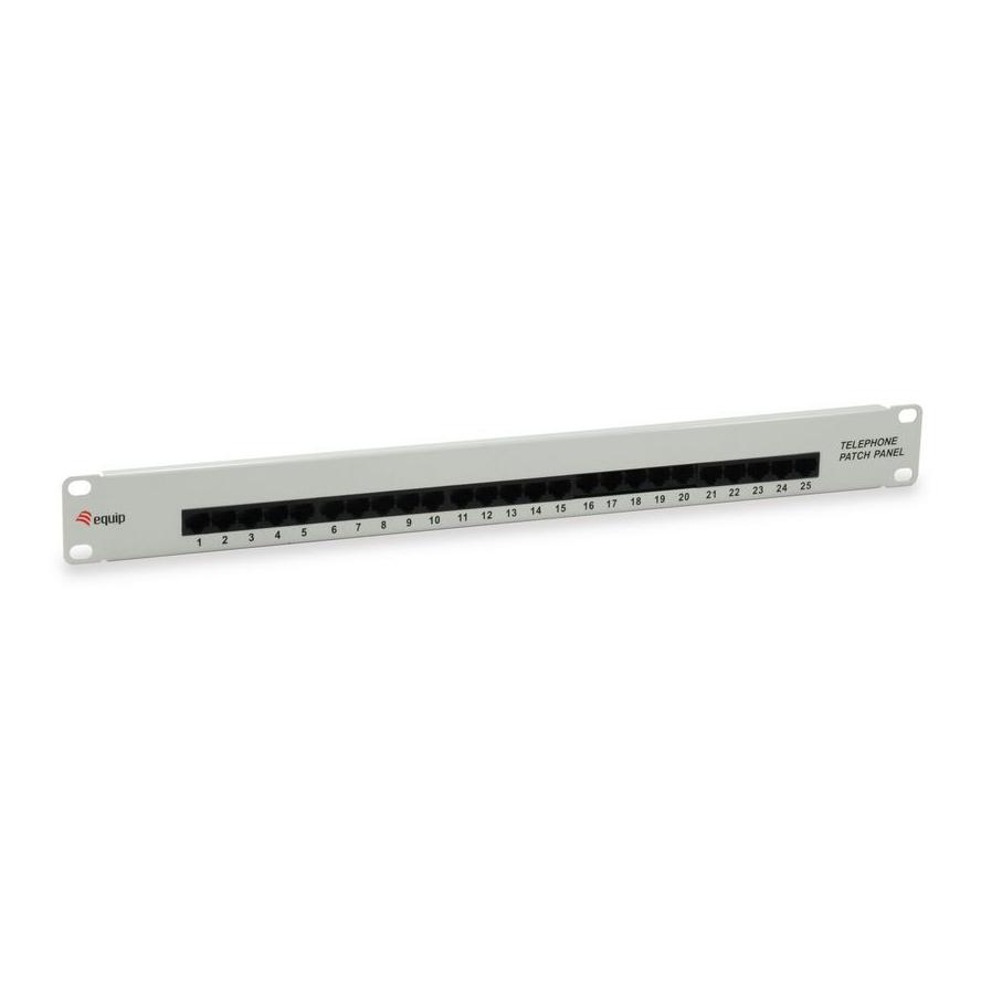 Equip Patchpanel 25x RJ45 Cat3 19