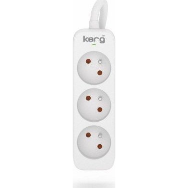 Kerg M02387 Elosztó 3 aljzatos 16A 1,5m - Fehér (M02387)