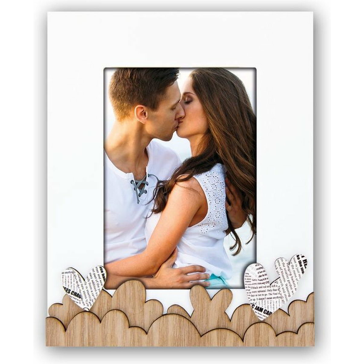 ZEP HP657 Romina 19x24 Képkeret - Fehér/barna (HP657)