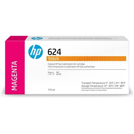 HP 624 775-ml Magenta Stitch Dye Sublimation Ink Cartridge printhoved Termisk inkjet
