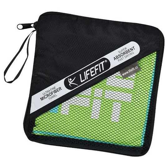 Lifefit törölköző, méret: 70 x 140 cm, zöld színű (4891223122428)
