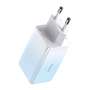 Baseus GaN3 Pro 2xUSB-C USB wall charger 65W 1m kábel kék (CCGP050103)