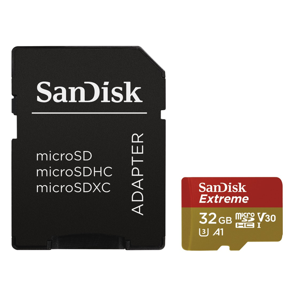 SDHC Card Micro 32GB Sandisk UHS-I U3 Extreme