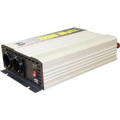 Színuszos jellegű inverter, 1200 W/2400 W24 V/DC (22 - 28 V) - 230 V/AC · 5 V/DC USB, e-ast HPL1200-24 (777-120-24-D-D)