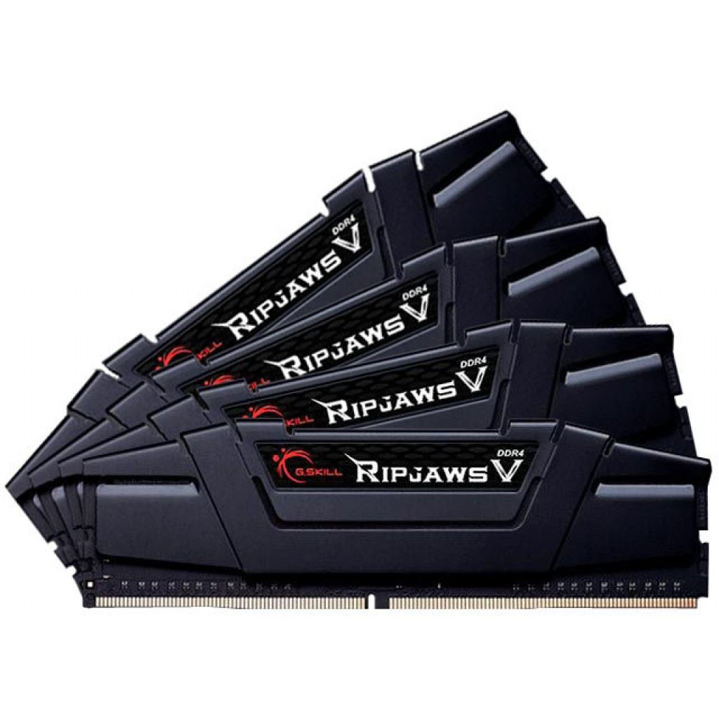Pamäťová sada G.SKILL RipjawsV F4-3200C16Q-64GVK (DDR4 DIMM; 4 x 16 GB; (F4-3200C16Q-64GVK)