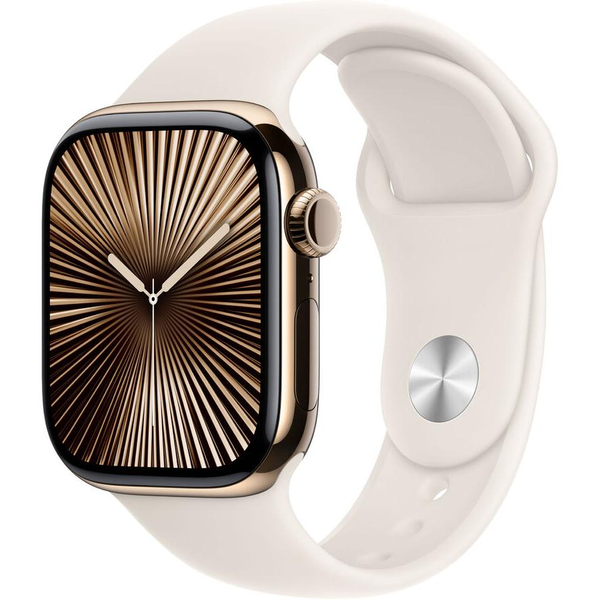 Apple Watch Series 10 42mm Gold Titanium Cellular M/L