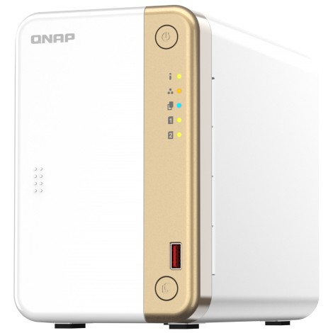 QNAP TS-262 NAS Tower Připojení na síť Ethernet Zlato, Bílá N4505