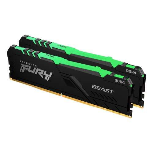 Kingston FURY Beast RGB 32 GB 3200 MT/s DDR4 CL16 DIMM комплект