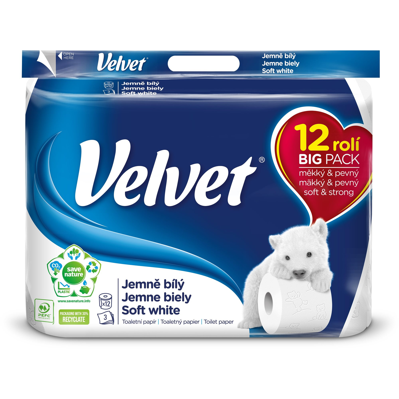 VELVET Delicately White (12 ks) (5901478999092)