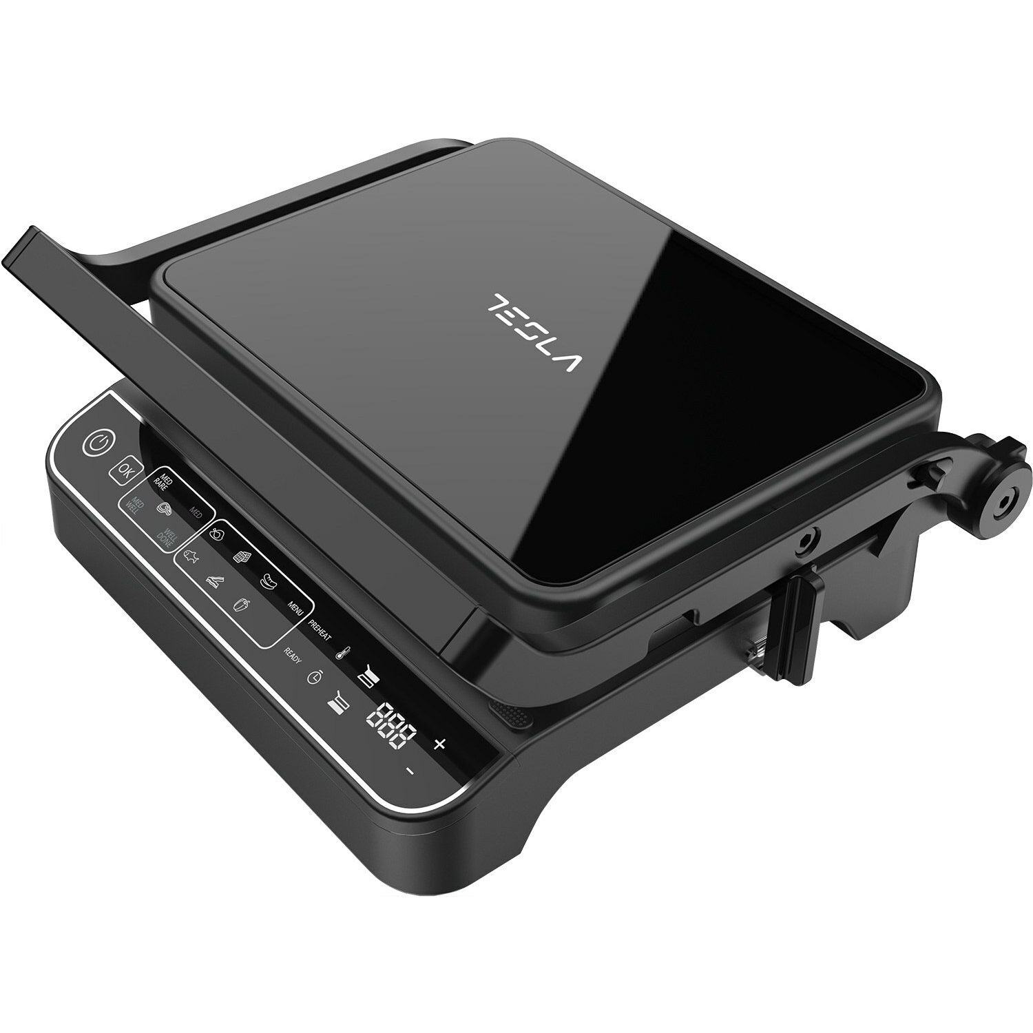 Tesla GR500BG Elektromos Asztali Grillsütő 2000 Watt - Fekete (GR500BG)