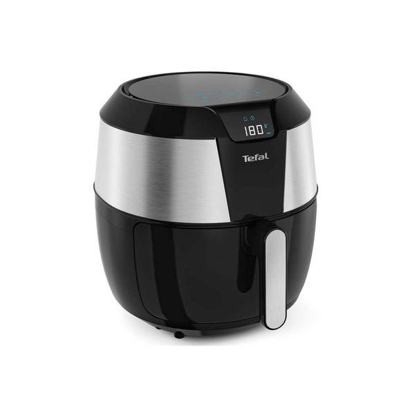 Tefal Easy Fry EY701D Normál 5,6 L Önálló készülék 1850 W Forrólevegős sütő Fekete, Rozsdamentes acél