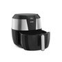 Tefal Easy Fry EY701D Normál 5,6 L Önálló készülék 1850 W Forrólevegős sütő Fekete, Rozsdamentes acél