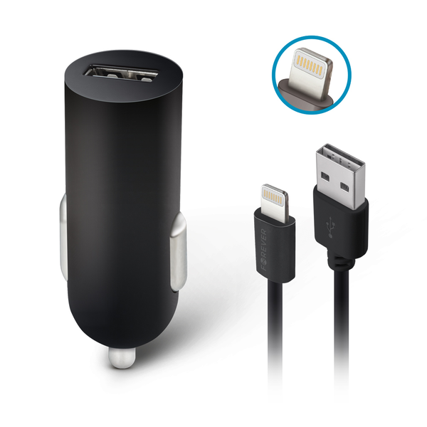 Nabíjačka do auta Apple Lightning, USB Forever 1000 mA