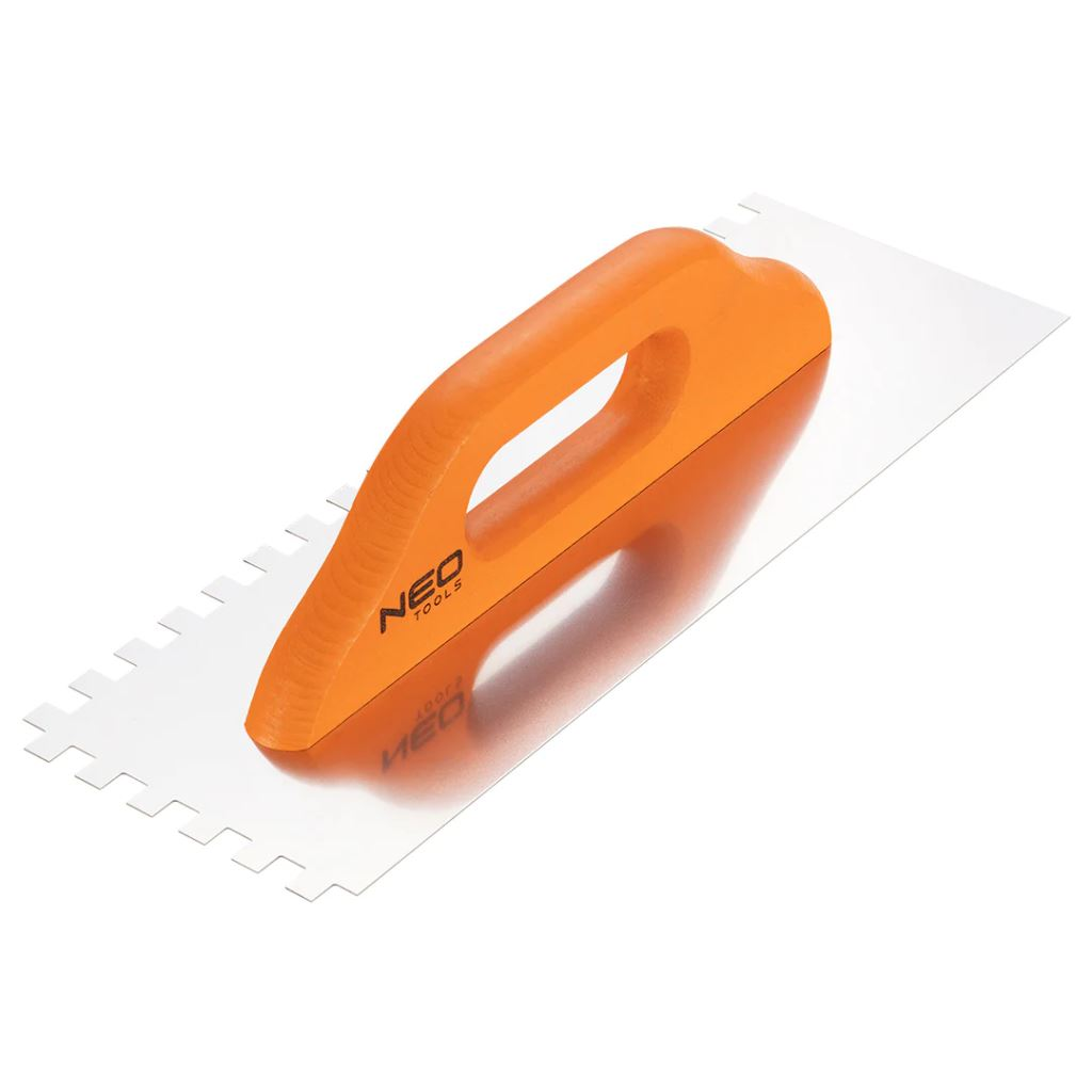 NEO Tools acél simító 380x128mm, 10x10x10mm-es fogakkal (50-174) (50-174)