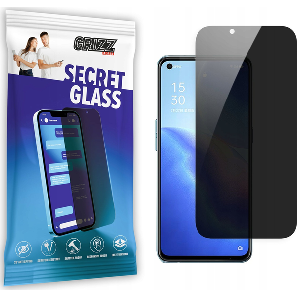  GrizzGlass Szkło prywatyzujące GrizzGlass SecretGlass Oppo Reno 5A 5G
