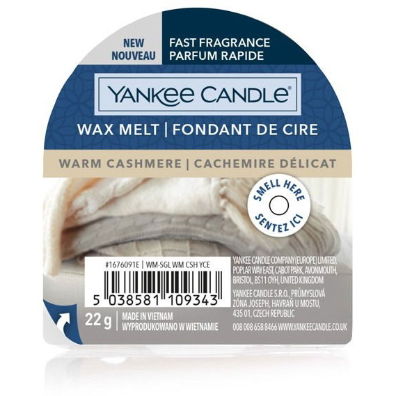 YANKEE CANDLE Warm Cashmere 22 g