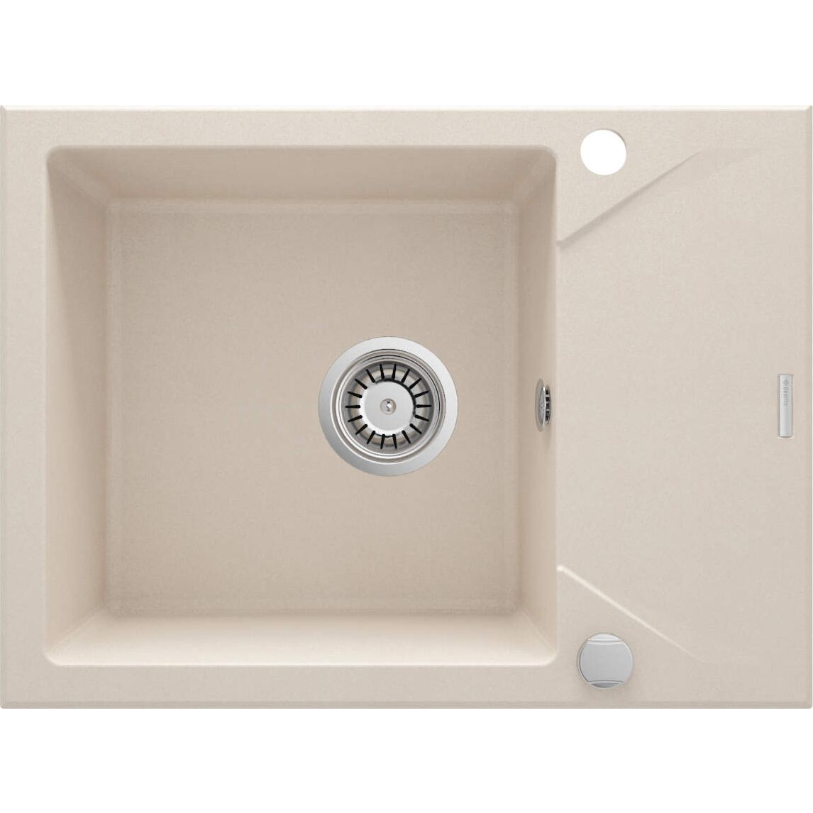 DEANTE ZQJ_511A Evora egy medencés mosogató rövid csepegtetővel homok (ZQJ 511A)