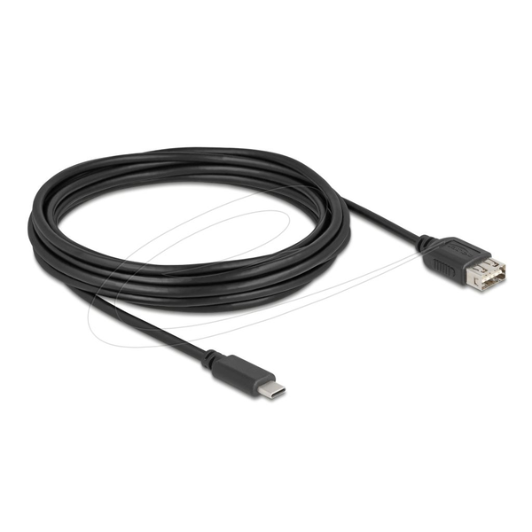USB 2.0 kábel USB typu C samec na USB typ A samica 5 m Delock 81539