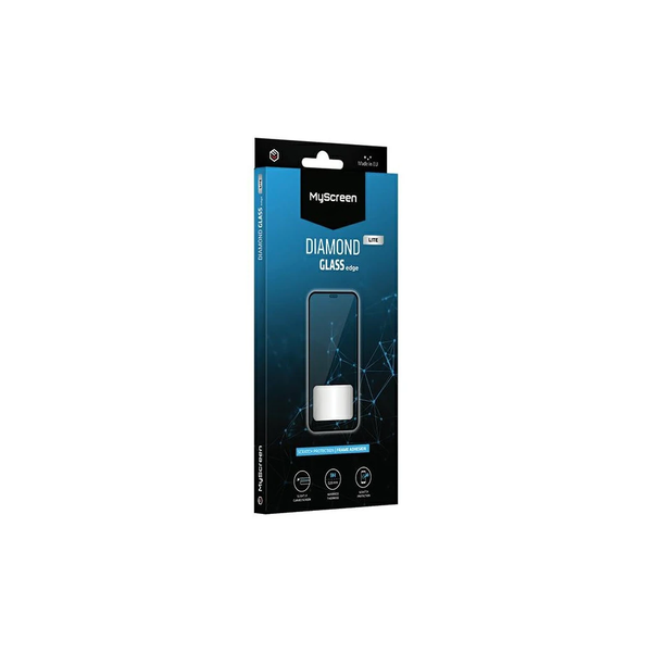 MS Diamond üvegfólia Glass Edge Lite FG Huawei Nova 10 SE készülékhez Full Glue fekete