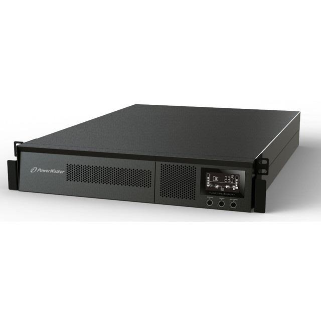 Záložný zdroj UPS Power Walker On-Line 1500VA, 8x IEC, USB, RS-232, LCD (VFI 1500 RMG PF1)