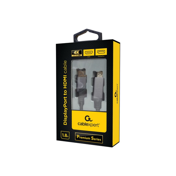 Gembird CC-DP-HDMI-4K-6 DisplayPort- HDMI kábel 1.8m