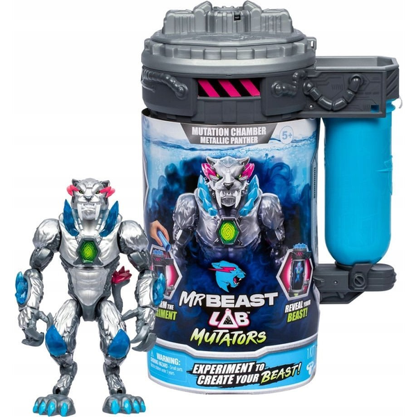 Moose Toys Mr Beast Lab Mutators - Mutatie Kamer Metallic Panther