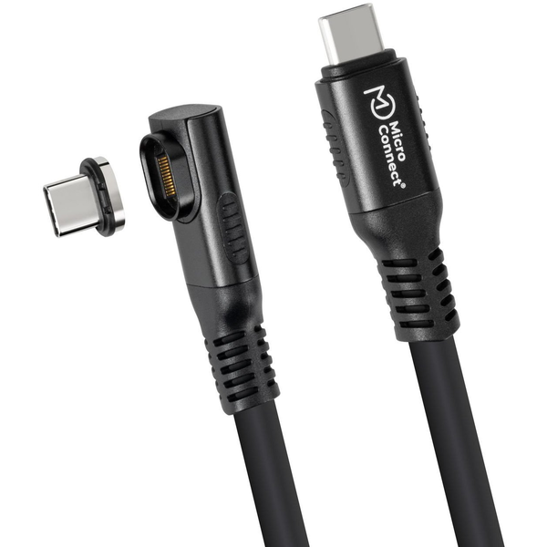 Microconnect MC-LS-USB4CC1.0-A cavo USB USB4 Gen 3x2 1 m USB C 240 W Nero
