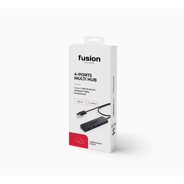Fusion FUS4HUB30BK USB Type-A 3.0 HUB (4 port)