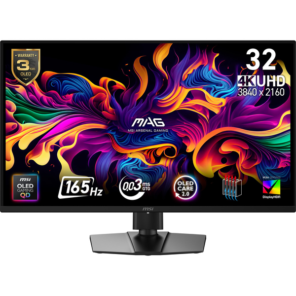 MSI MAG 322UP QD-OLED E16 31,5" UHD 165Hz gaming monitor
