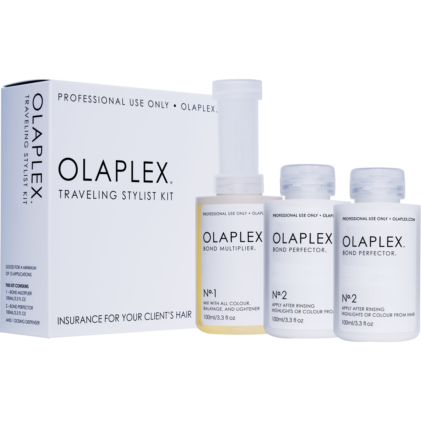OLAPLEX Traveling Stylist Kit (3x 100 ml) (896364002374)