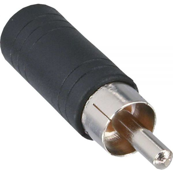 InLine 99325 csatlakozó átlakító 3.5mm jack female RCA Fekete (99325)