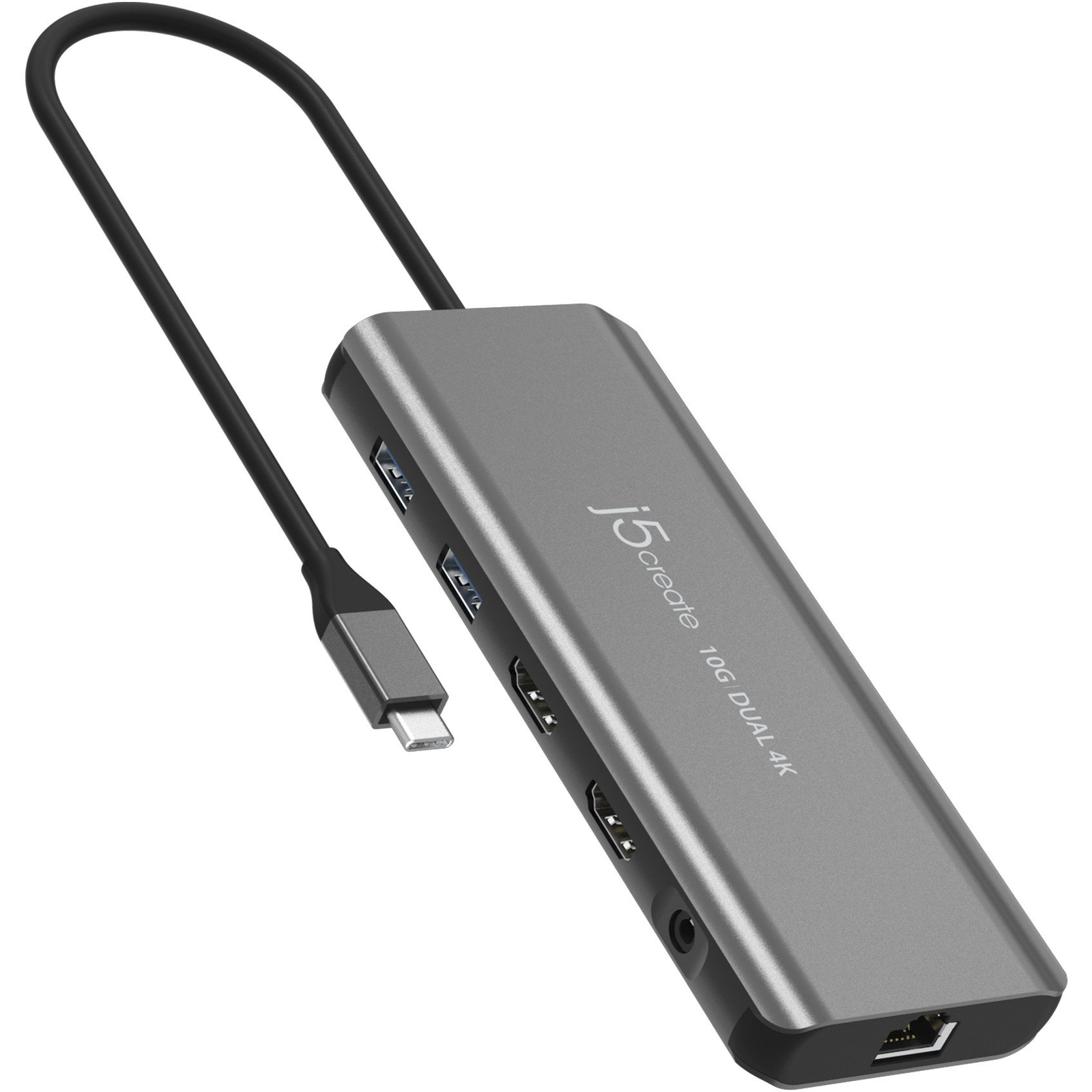 USB-C DUAL 4K HDMI 10GBPS MINI DOCK (JCD398-N)