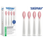 Zelmer ZTBA1010W Elektromos fogkefe Pótfej - Fehér (4db)