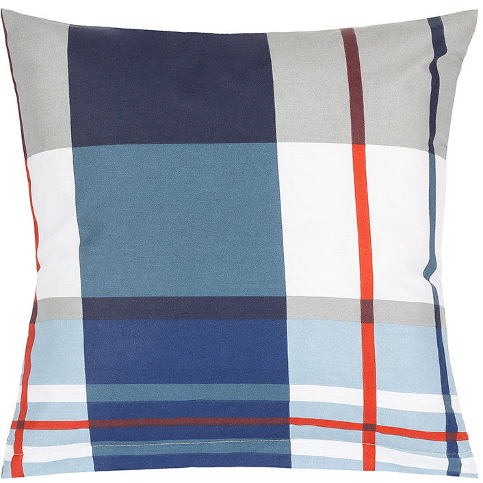 Bellatex 90/573 párnahuzat, 40×40 cm, kék-szürke kockás (12353)