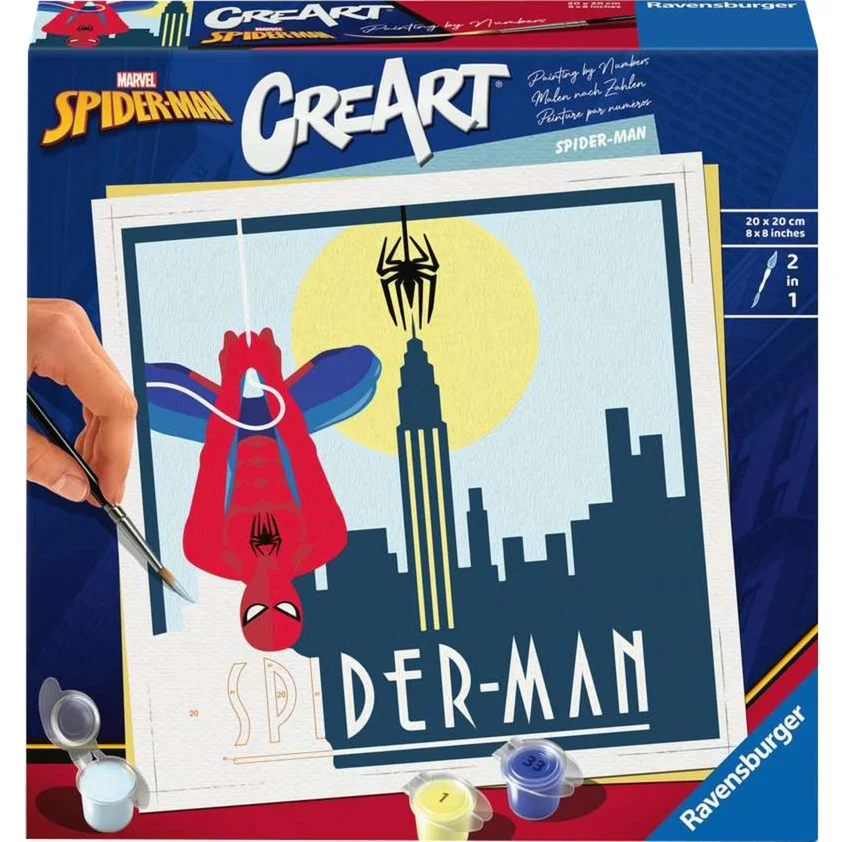 Ravensburger CreArt Pókember számfestő készlet