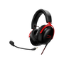 HyperX Cloud III - Gaming Headset (Black/Red) Sluchátka s mikrofonem Kabel Přes hlavu Hraní USB typu C Černá, Červená