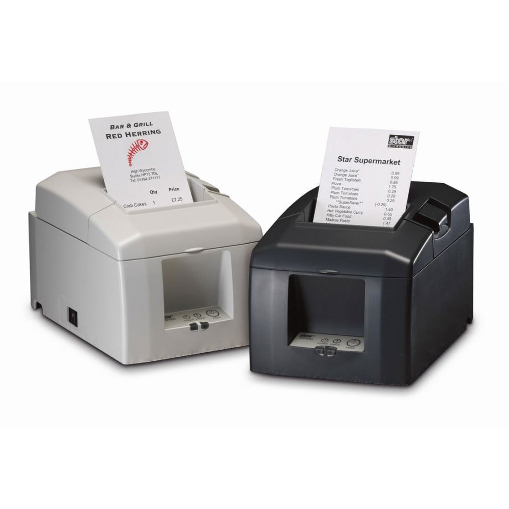 Star TSP650-II nyomtató, USB, vágó, grafit. A tápegységet (PS60A) külön kell meg (39449610)