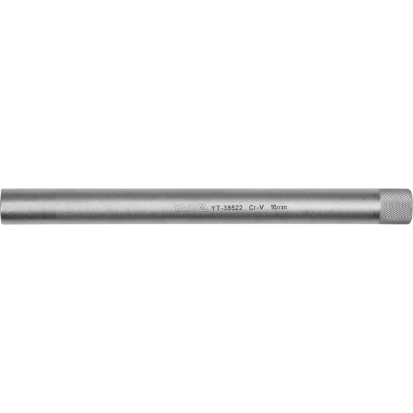 YATO Gyertyakulcs extra hosszú 3/8" 16 mm / 250 mm mágneses CrV