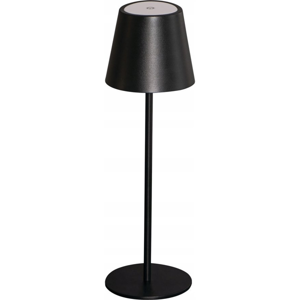 Kanlux Hordozható, Asztali Lámpa - Szabályozható Fényerő, Elem/Akku, USB, LED 165 lm, 3000K IP54, Fekete