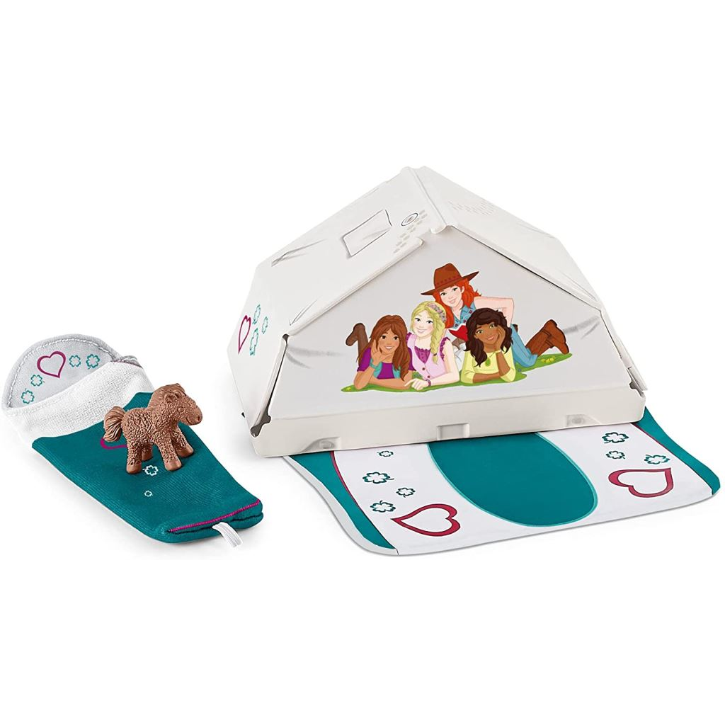 Schleich kiegészítők kempingezéshez (42537) (sch42537)