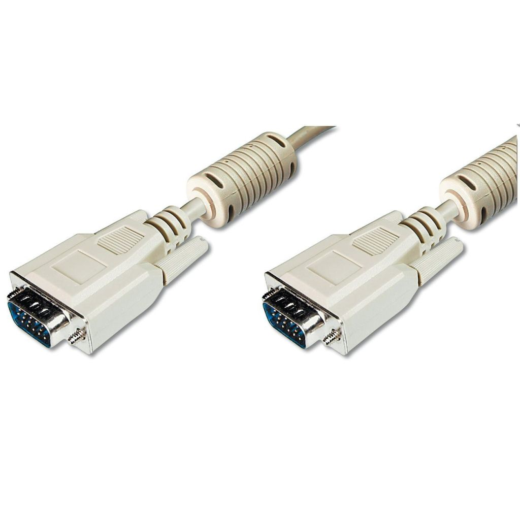 Assmann VGA kábel D-Sub (Male) - D-Sub (Male) összekötő 10m (AK-310103-100-E) (AK-310103-100-E)