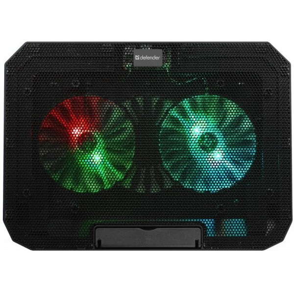 Hűtőállvány Defender NS-510 2W 2XUSB RGB 15,6"
