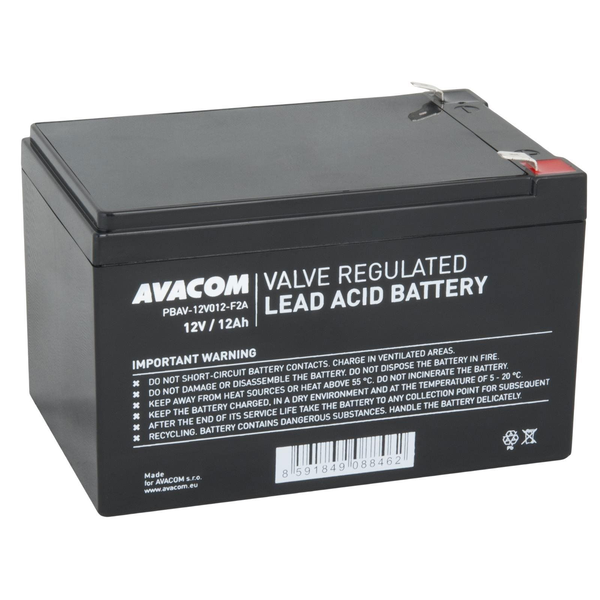 AVACOM Akkumulátor 12V 12Ah F2