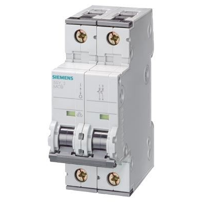 Siemens 5SY5206-7 AC/DC 10KA 2P C 6A kismegszakító (5SY5206-7)