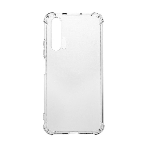 Szilikon telefonvédő (közepesen ütésálló, légpárnás sarok) ÁTLÁTSZÓ [Honor 20 Pro]