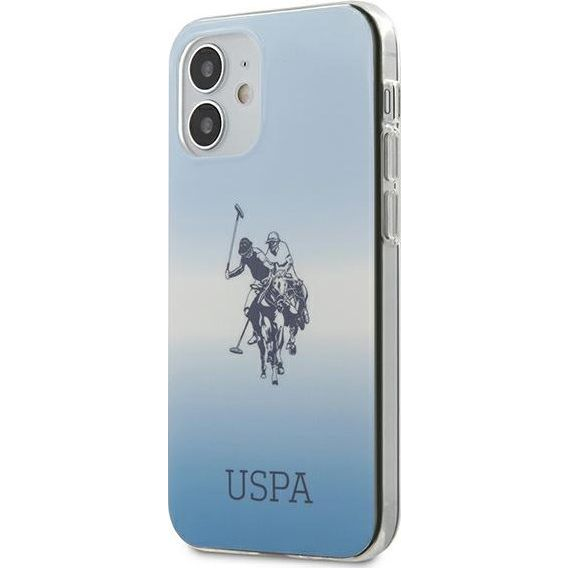 US Polo USHCP12SPCDGBL iPhone 12 Mini 5,4" Kék Gradient Collection Tok