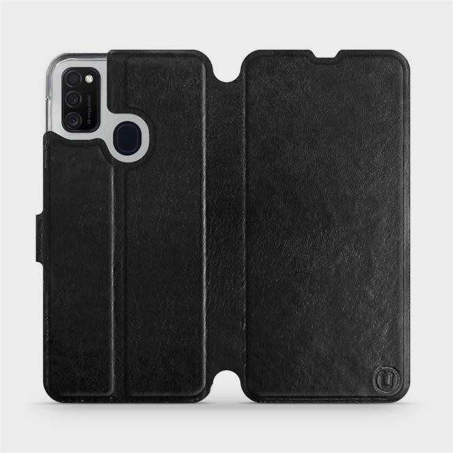 Flip case for Samsung Galaxy M21 in Black&Gray with grey interior (5903516245864)