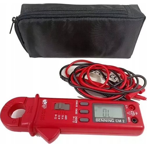 Benning CM 2-1 Lakatfogó, Kézi multiméter digitális CAT IV 300 V, CAT III 600 V Kijelző (digitek): 4000