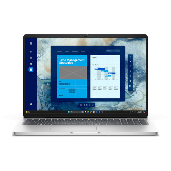 DELL Pro 16 PC16250 Intel Core Ultra 5 235U Laptop 40,6 cm (16") Full HD+ 32 GB DDR5-SDRAM 512 GB SSD Wi-Fi 6E (802.11ax) Windows 11 Pro Platina Slovaaks, Tsjechisch